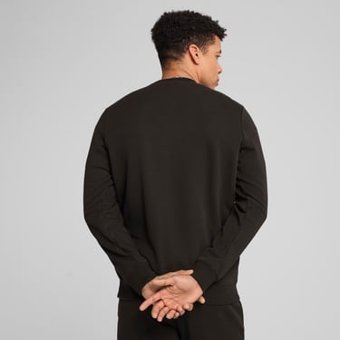 Puma Essential Small No. 1 Logo Crew Erkek Siyah Sweatshirt