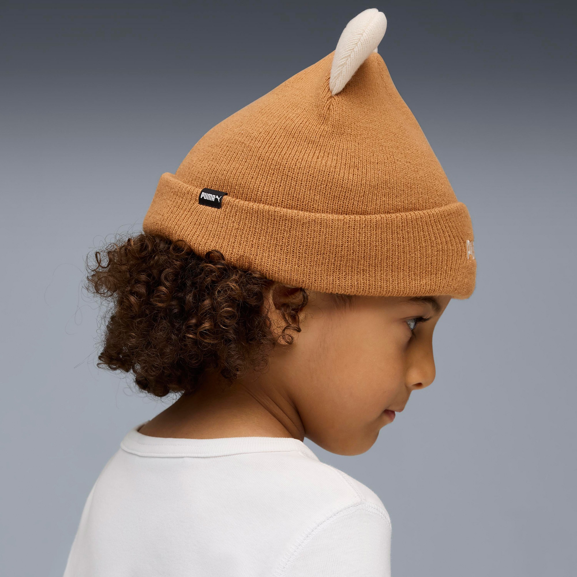 Puma Animal Mid Crown Beanie Jr Çocuk Kahverengi Bere