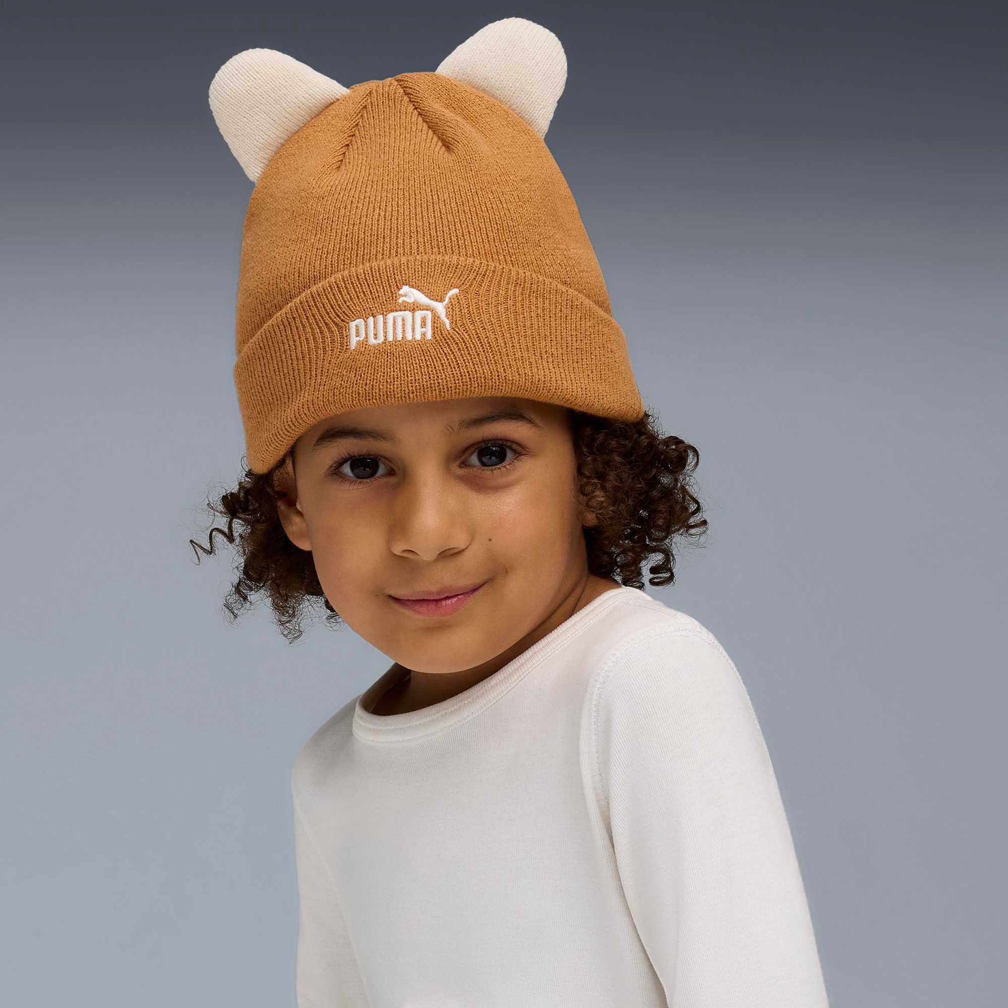 Puma Animal Mid Crown Beanie Jr Çocuk Kahverengi Bere
