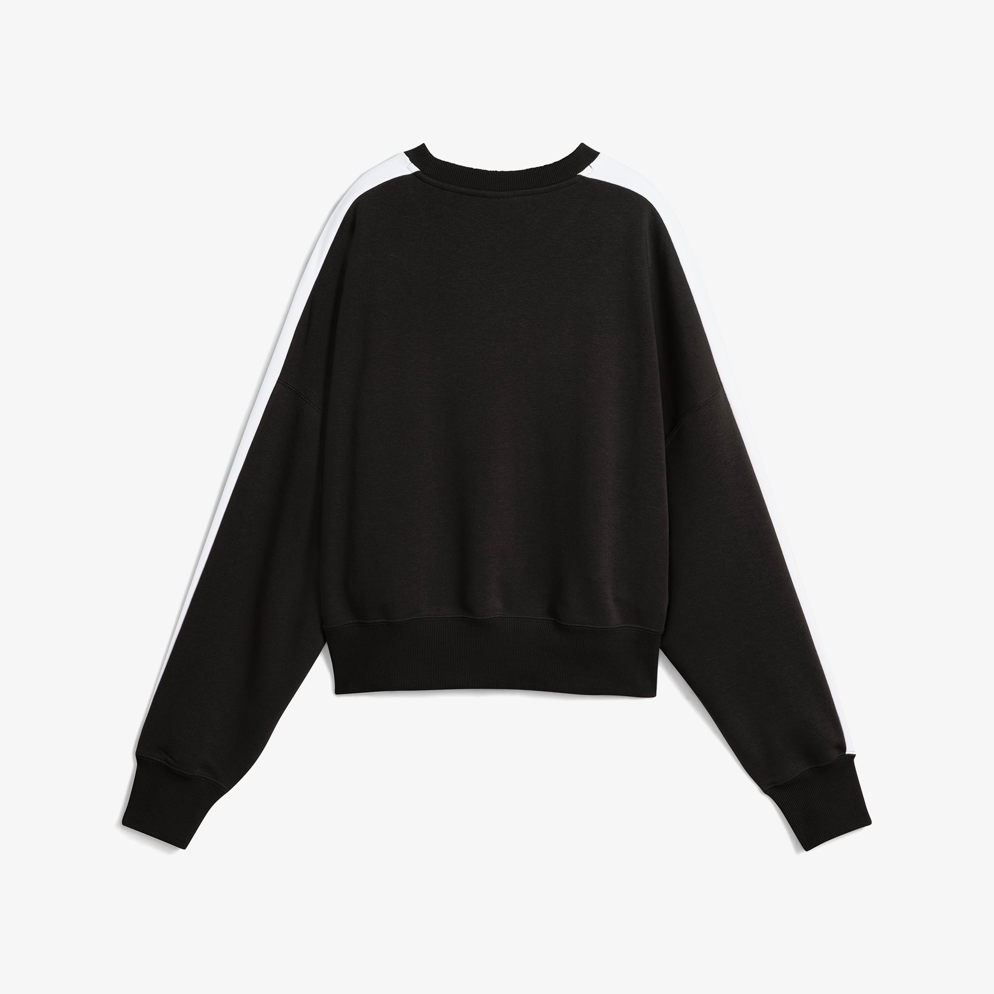 Puma T7 Over-Oversized Crew Kadın Siyah Sweatshirt
