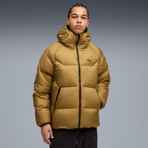  Puma Hooded Down Puffer  Erkek Sarı Mont
