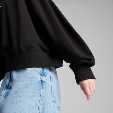  Puma Wardrobe Essential Crew Kadın Siyah Sweatshirt