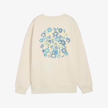  Puma Essential Nature 2.0 Kadın Krem Rengi Sweatshirt