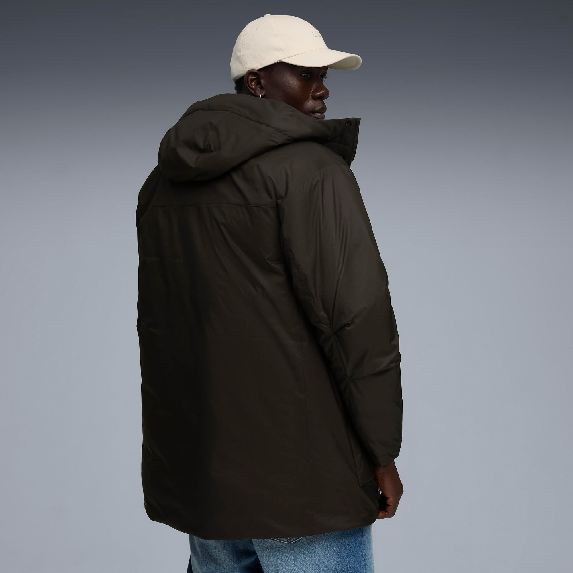 Puma Protective Hooded Down Parka Erkek Siyah Mont