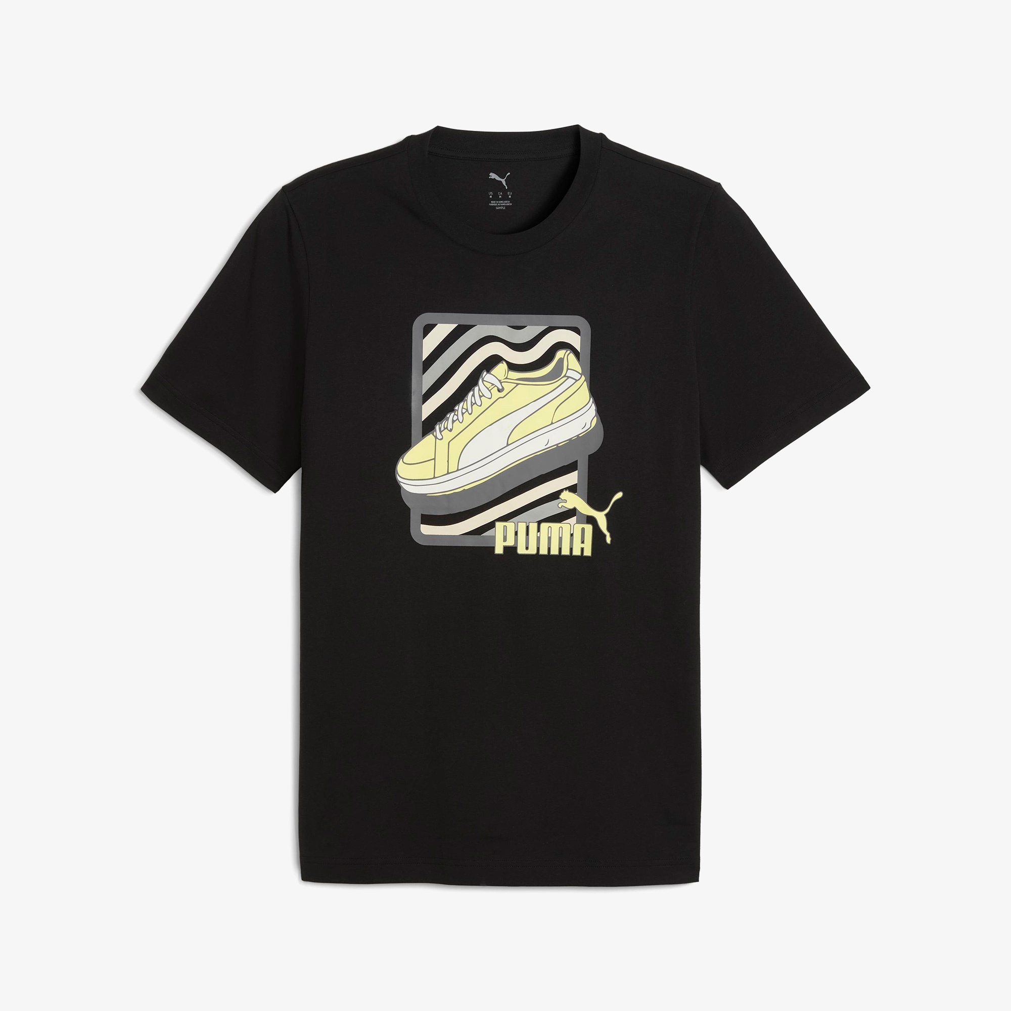 Puma Graphic  Erkek Siyah T-Shirt