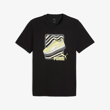  Puma Graphic  Erkek Siyah T-Shirt