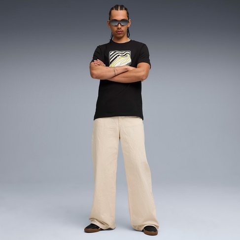  Puma Graphic  Erkek Siyah T-Shirt