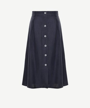  YARGICI Düğme Detaylı Etek