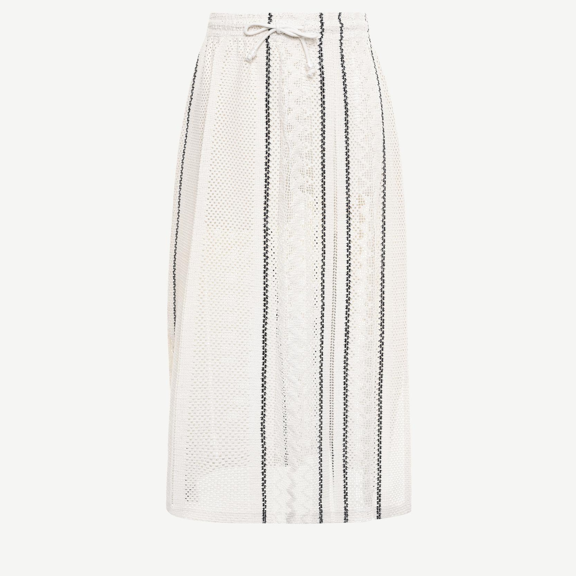 YARGICI Dizaltı Yırtmaçlı Kalem Etek