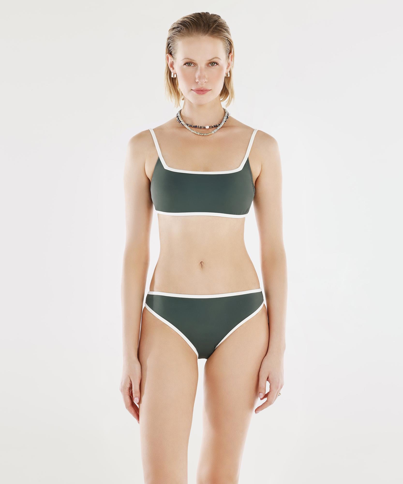  YARGICI Kontrast Detaylı Bikini Alt