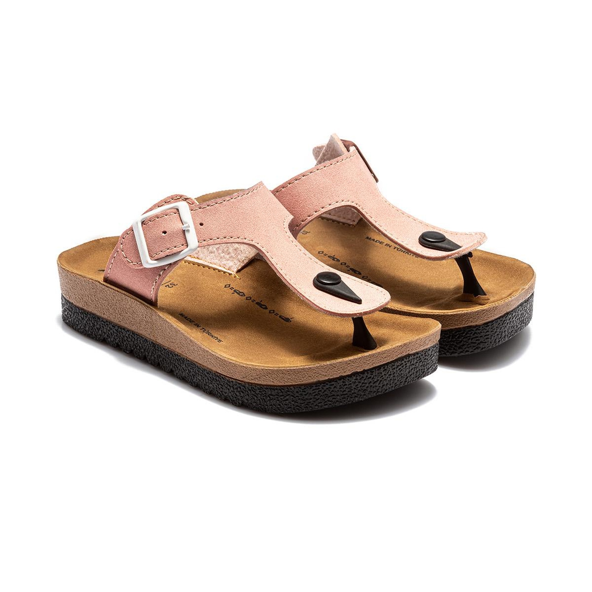 Aris Çocuk Parmak Arası Terlik Pudra 30/35