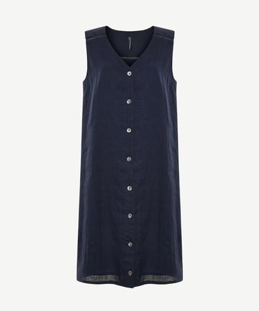  V Yaka Kolsuz Diz Üstü Elbise