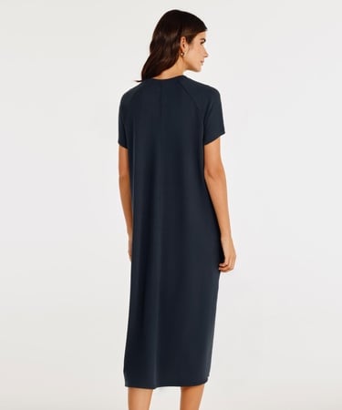  YARGICI Bisiklet Yaka Reglan Kol Elbise