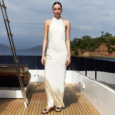  Fabby Mia Kadın Krem Rengi Elbise