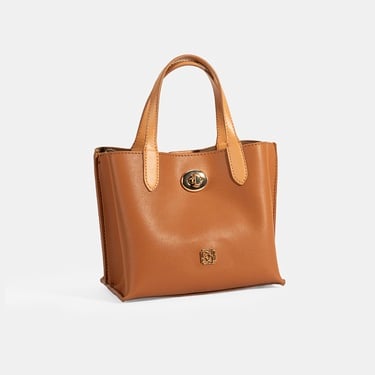  Kadın Kahve Omuz Askılı Mini El Çantası