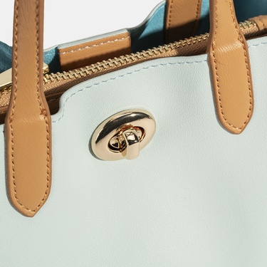  Kadın Mavi Omuz Askılı Mini El Çantası