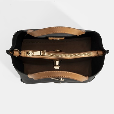  Kadın Siyah Omuz Askılı Mini El Çantası