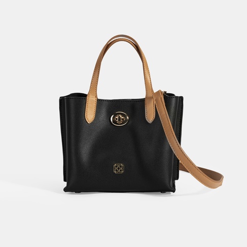  Kadın Siyah Omuz Askılı Mini El Çantası