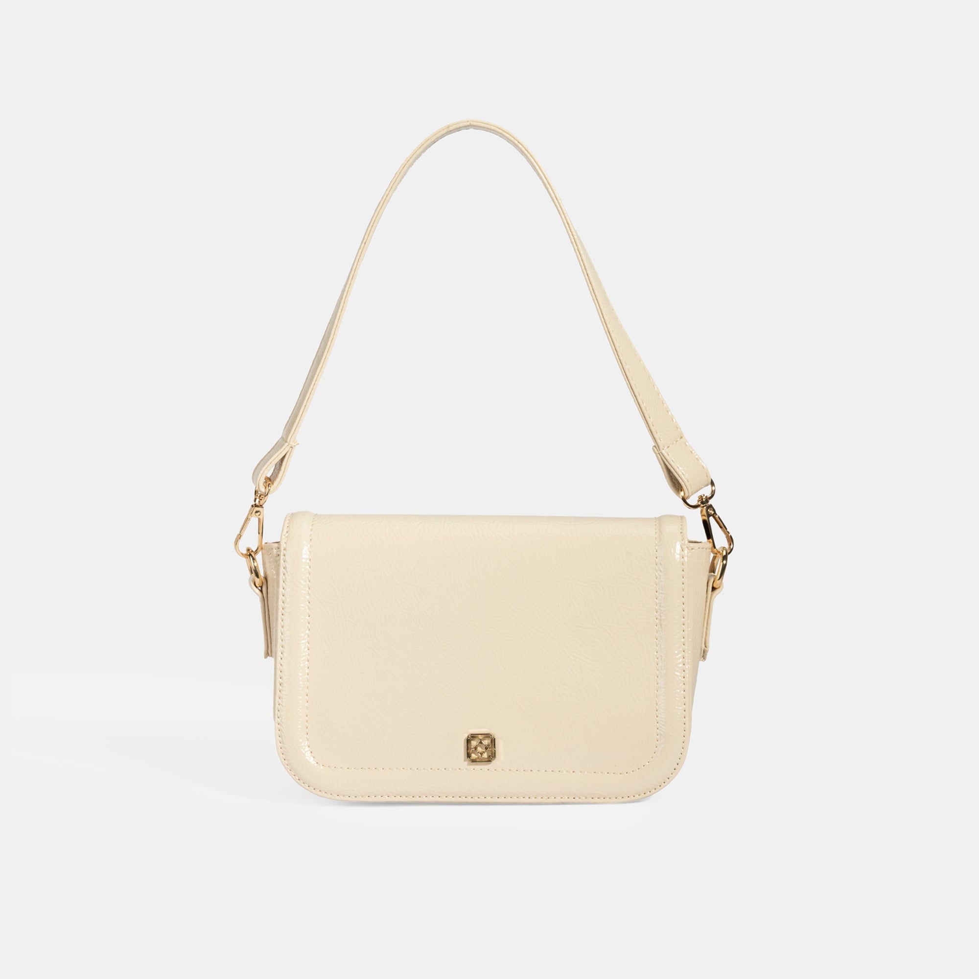 Kadın Krem Postacı Çantası