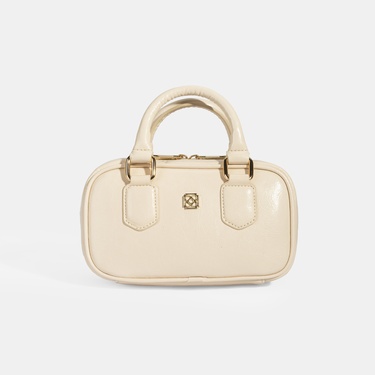  Kadın Ten Omuz Askılı Mini El Çantası