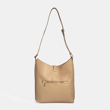  Kadın Bej Püskül Detaylı Omuz Çantası
