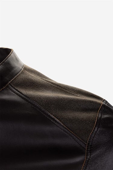  Valmenti Erkek Hakiki Deri Kahverengi Deri Mont