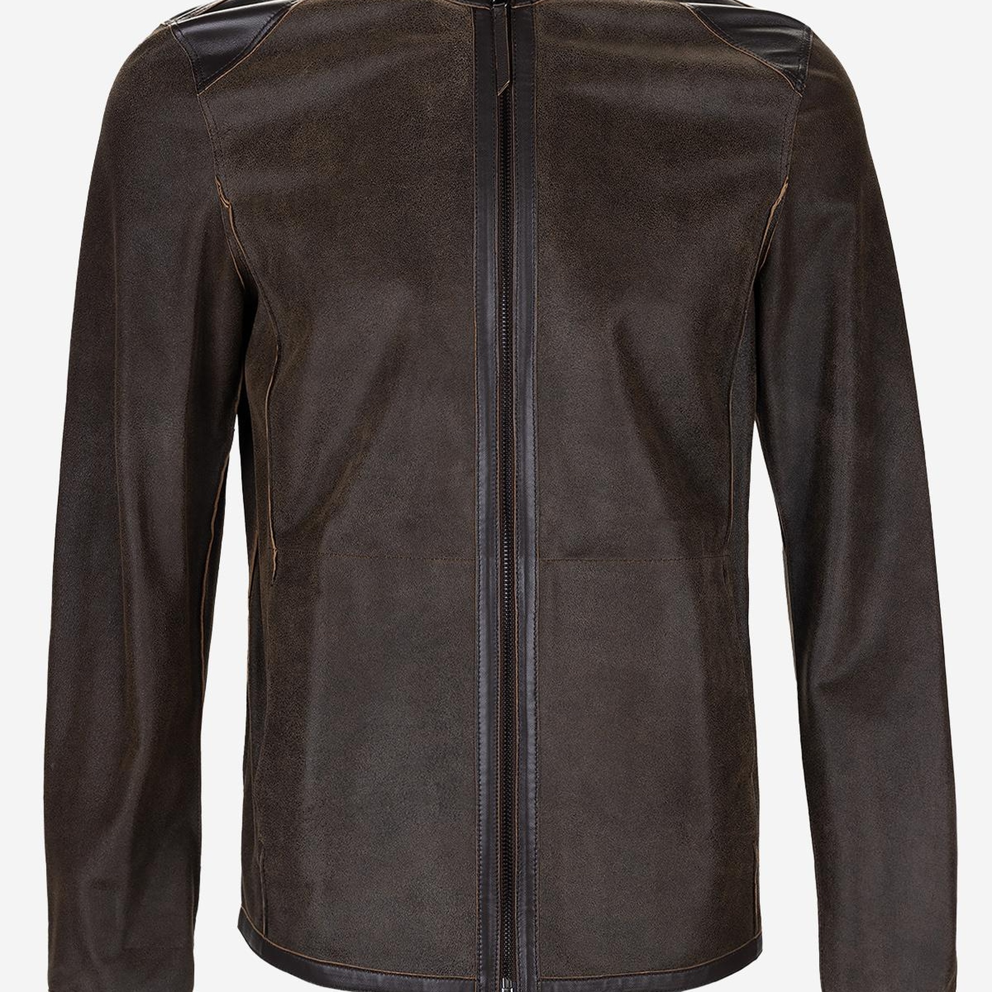 Valmenti Erkek Hakiki Deri Kahverengi Deri Mont