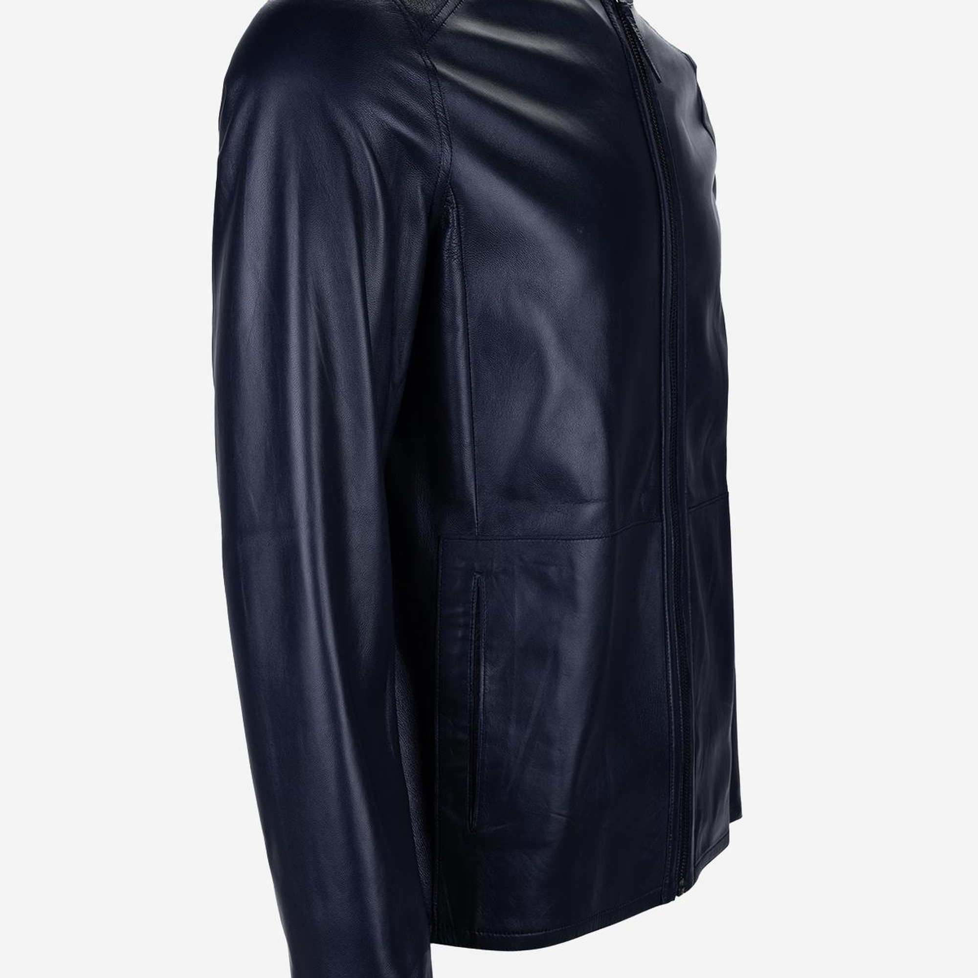 Valmenti Erkek Hakiki Deri Lacivert Deri Mont