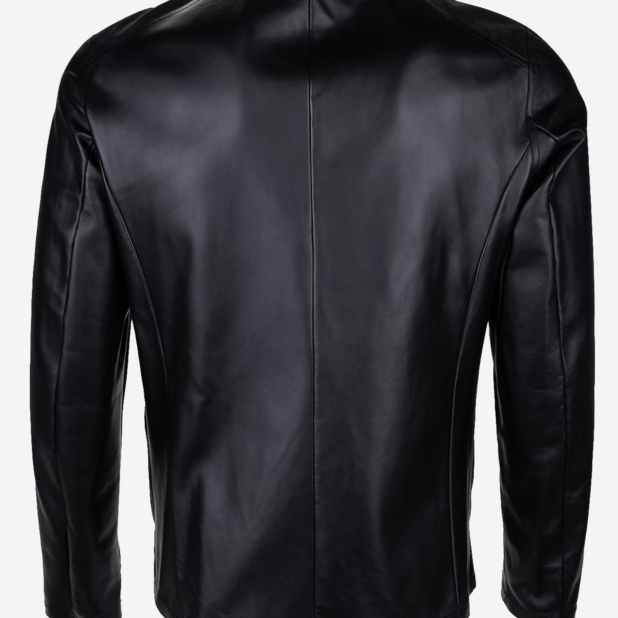 Valmenti Erkek Hakiki Deri Siyah Süet Deri Mont