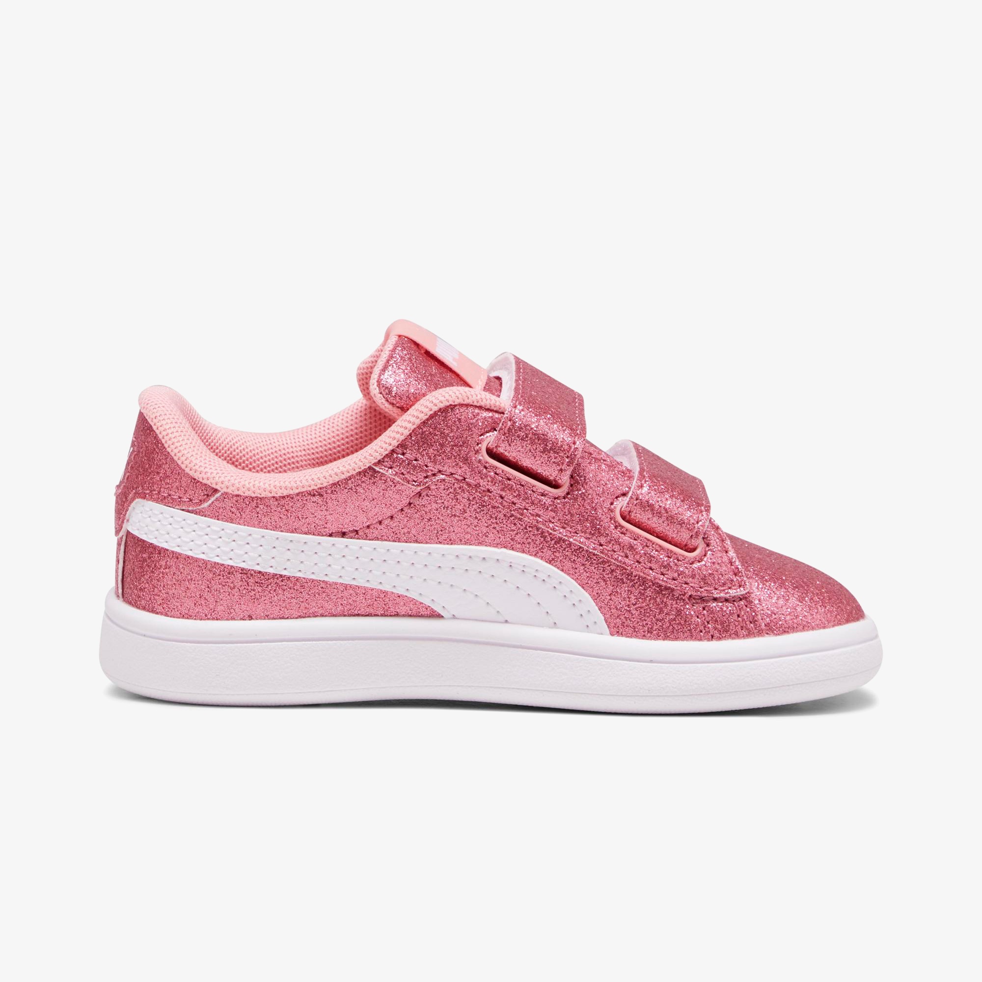 Puma Smash 3.0 Glit Glam V In Çocuk Bej Spor Ayakkabı