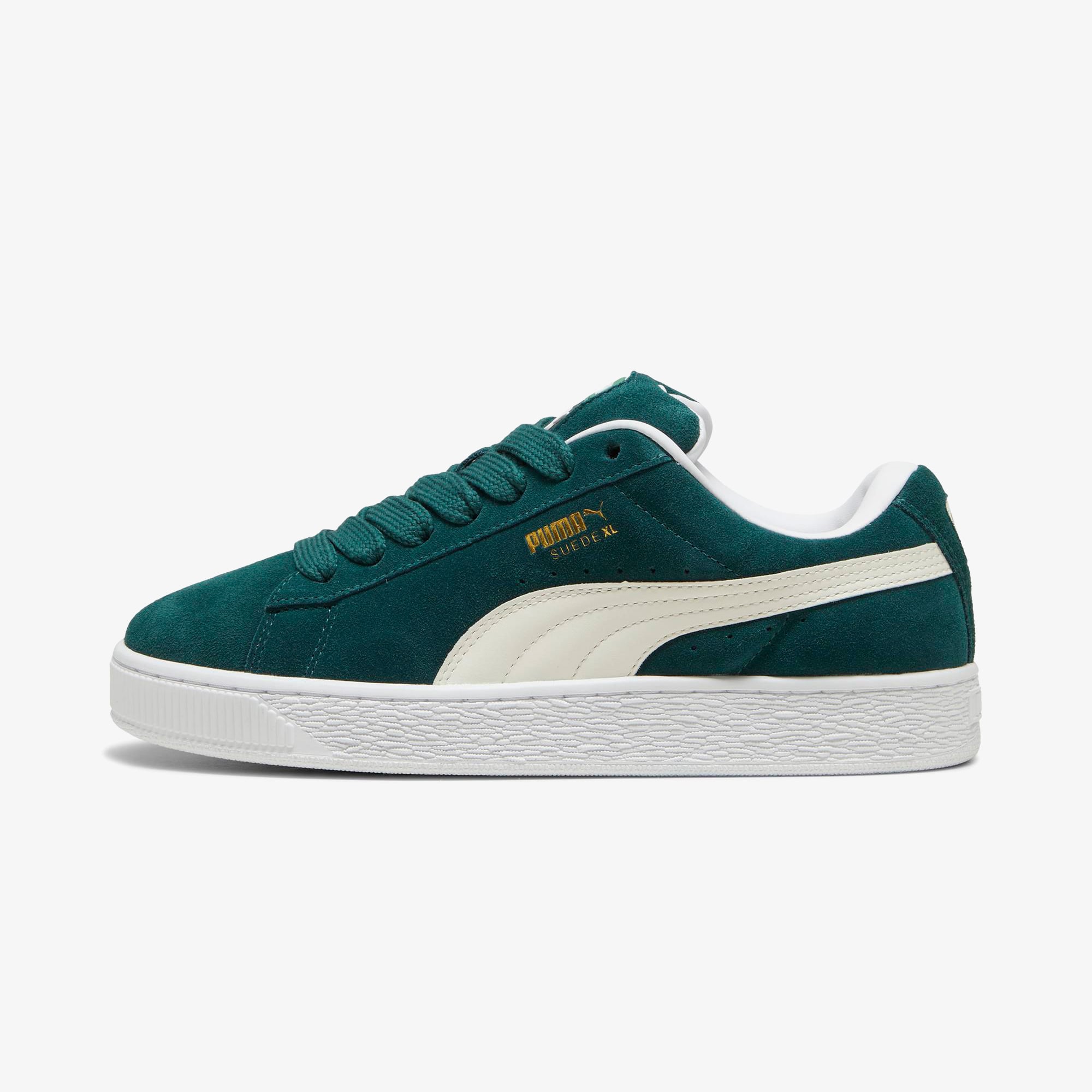 Puma Suede XL Unisex Yeşil Spor Ayakkabı - Görsel 4