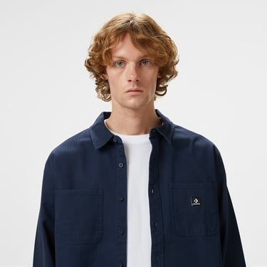  Converse Erkek Cepli Lacivert Gömlek