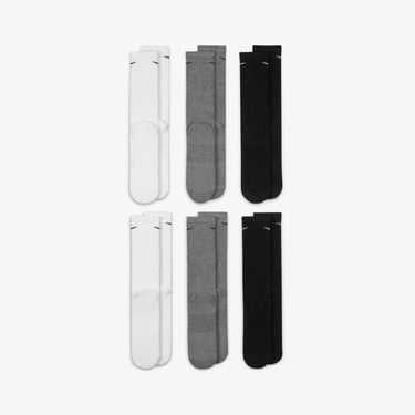  Nike Everyday Plus Cushioned Crew 6'lı Unisex Renkli Çorap