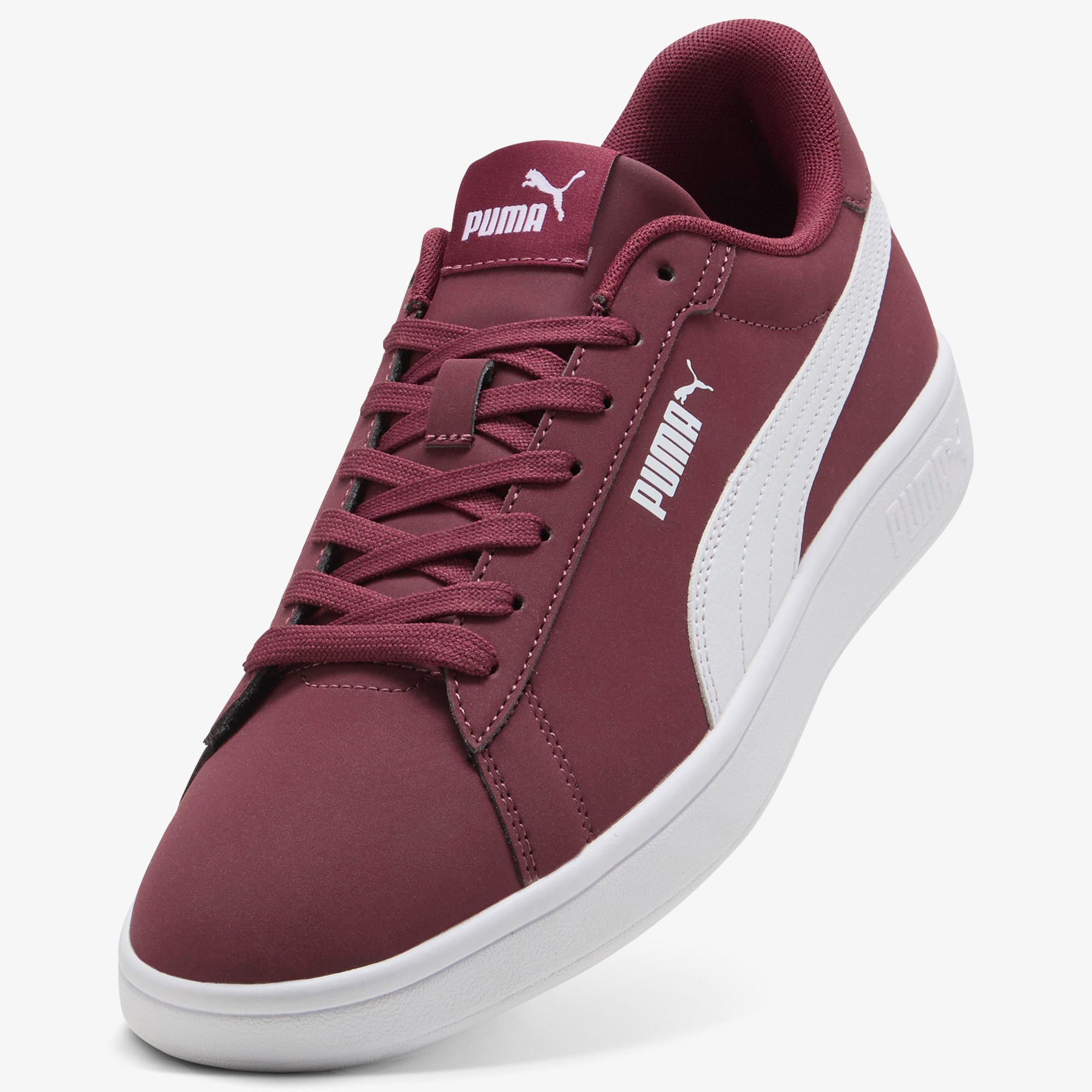 Puma Smash 3.0 Buck Unisex Bordo Spor Ayakkabı