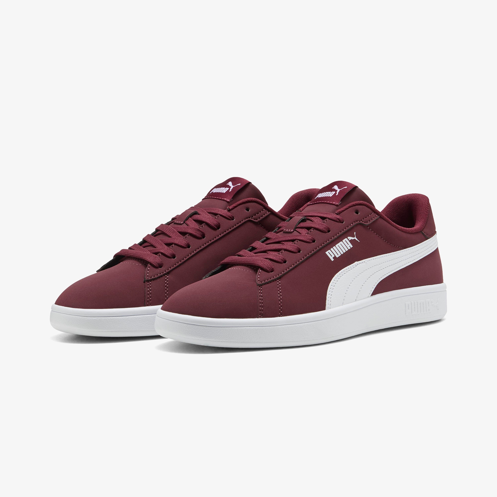 Puma Smash 3.0 Buck Unisex Bordo Spor Ayakkabı