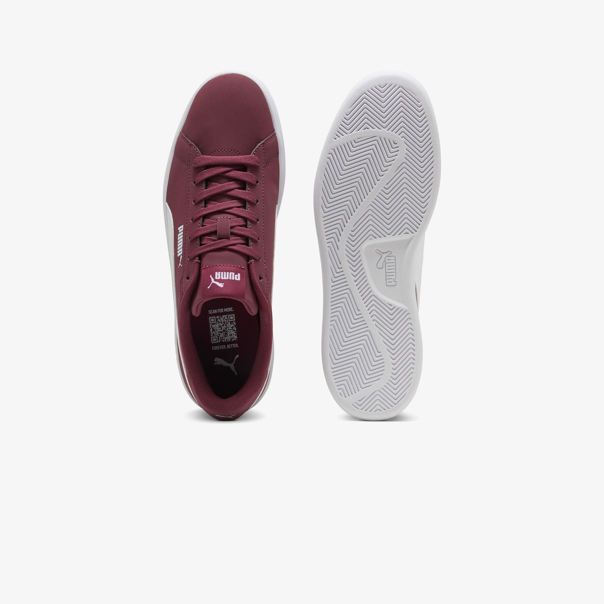 Puma Smash 3.0 Buck Unisex Bordo Spor Ayakkabı
