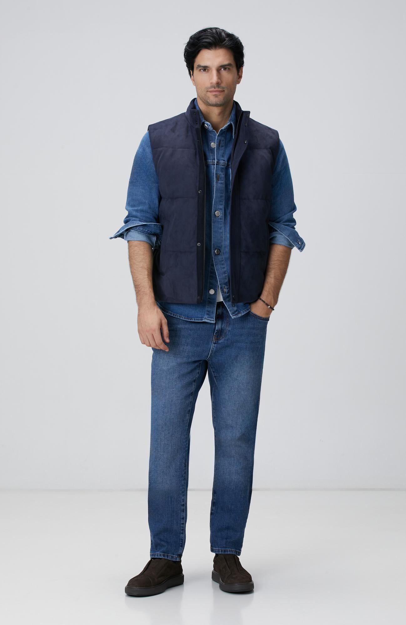  Network Erkek Mavi Denim Pantolon