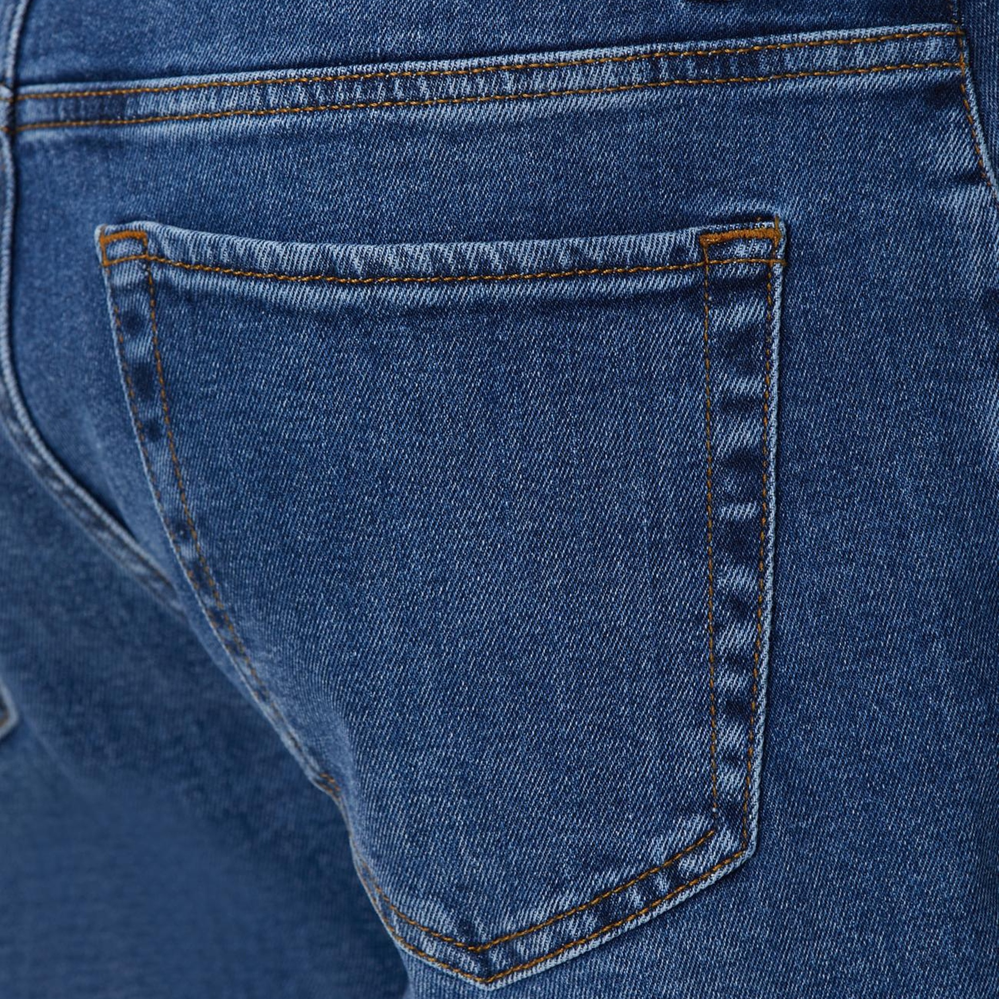 Network Erkek Mavi Denim Pantolon