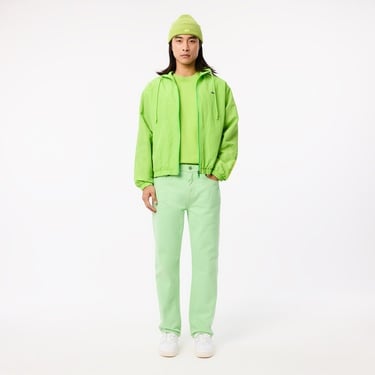  Erkek Straight Fit Denim Yeşil Pantolon