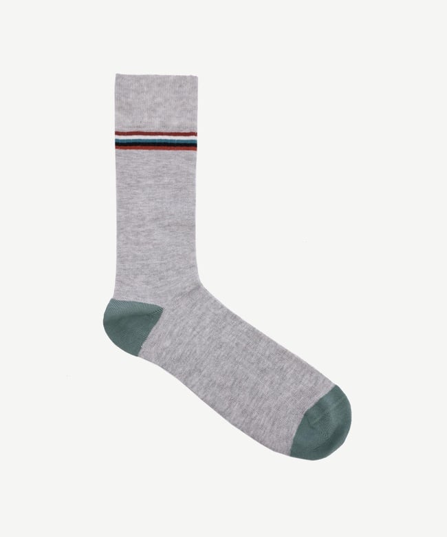  YARGICI Renk Detaylı Erkek Çorap