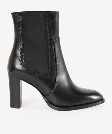  YARGICI Yumuşak Tabanlı Lastikli Deri Bot