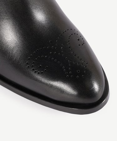  YARGICI Yumuşak Tabanlı Lastikli Deri Bot