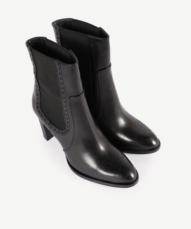  YARGICI Yumuşak Tabanlı Lastikli Deri Bot