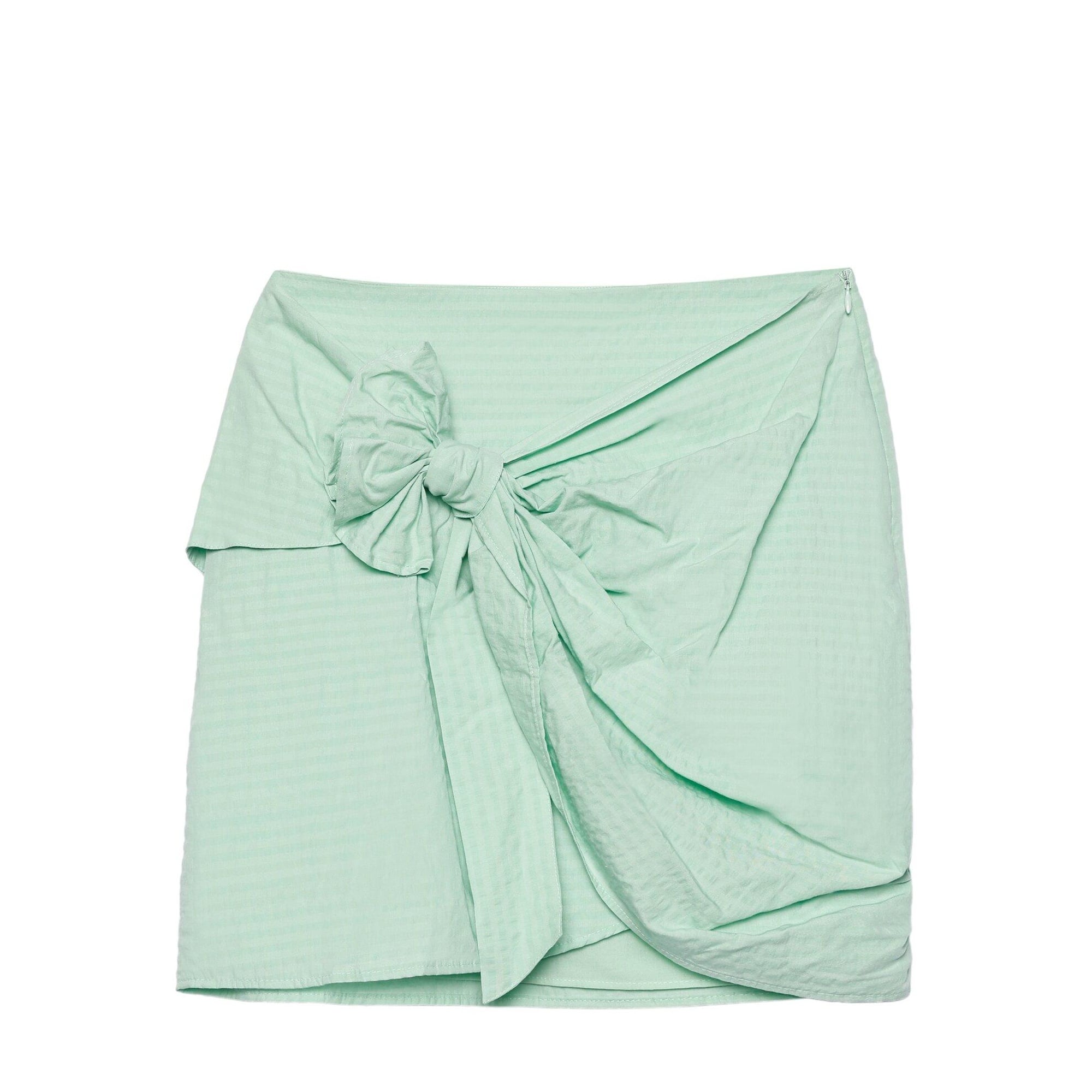 YARGICI Bağlama Detaylı Mini Etek