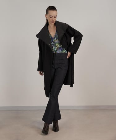  YARGICI Biye Detaylı Palto