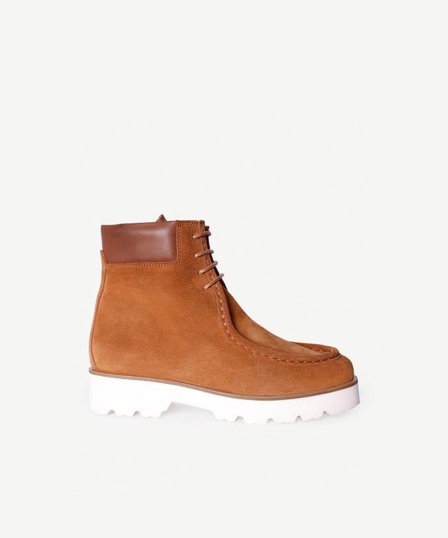  YARGICI Yumuşak Bağlı Deri Bot