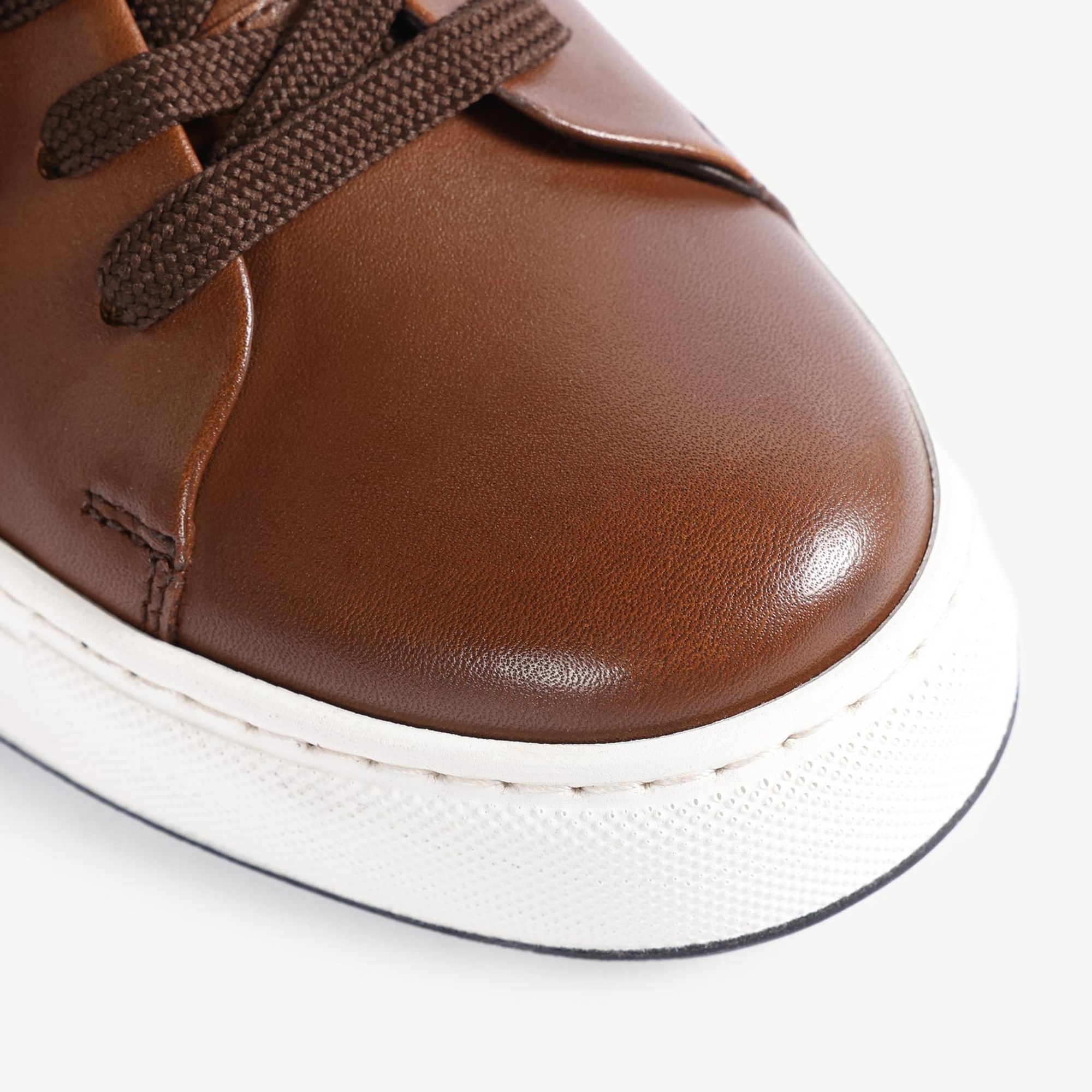 YARGICI Hafif Tabanlı Deri Sneaker