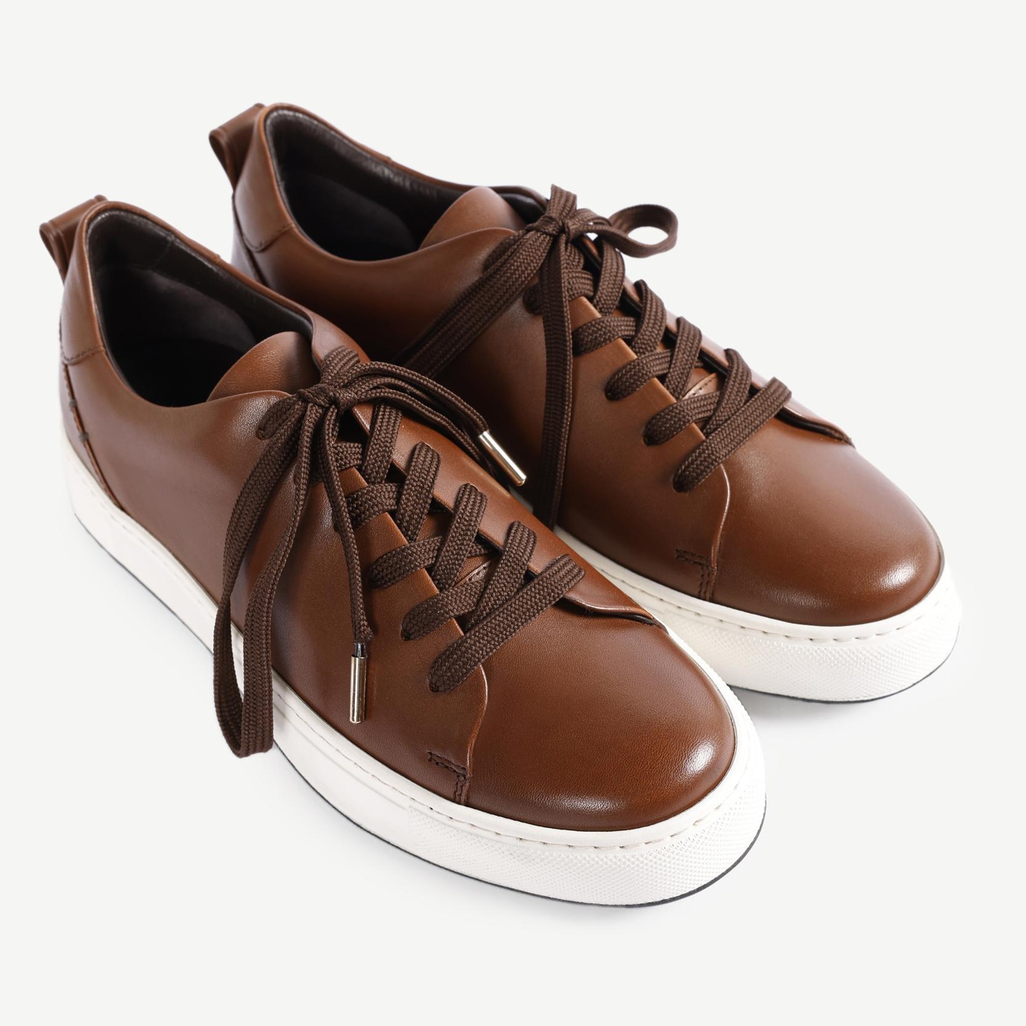 YARGICI Hafif Tabanlı Deri Sneaker