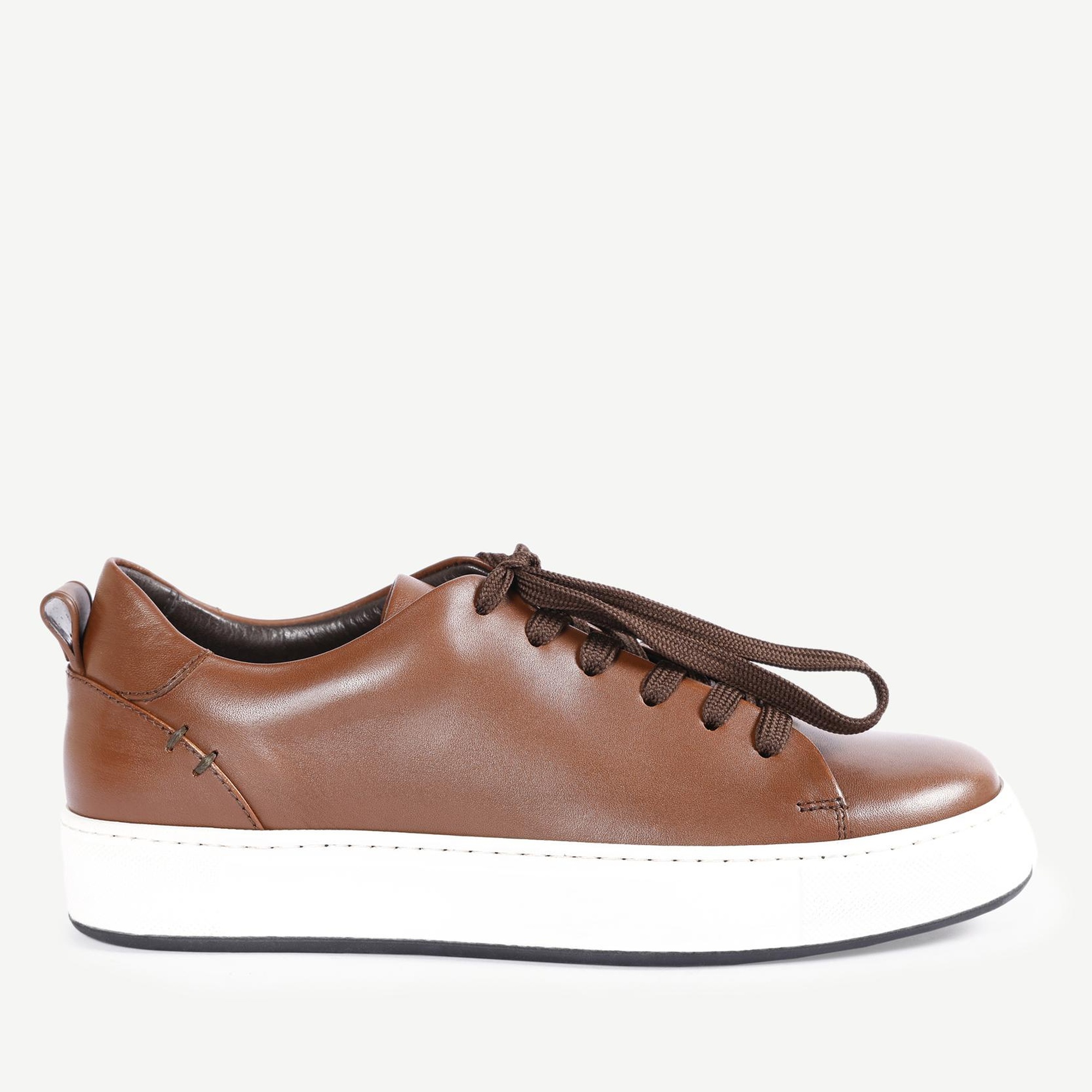 YARGICI Hafif Tabanlı Deri Sneaker