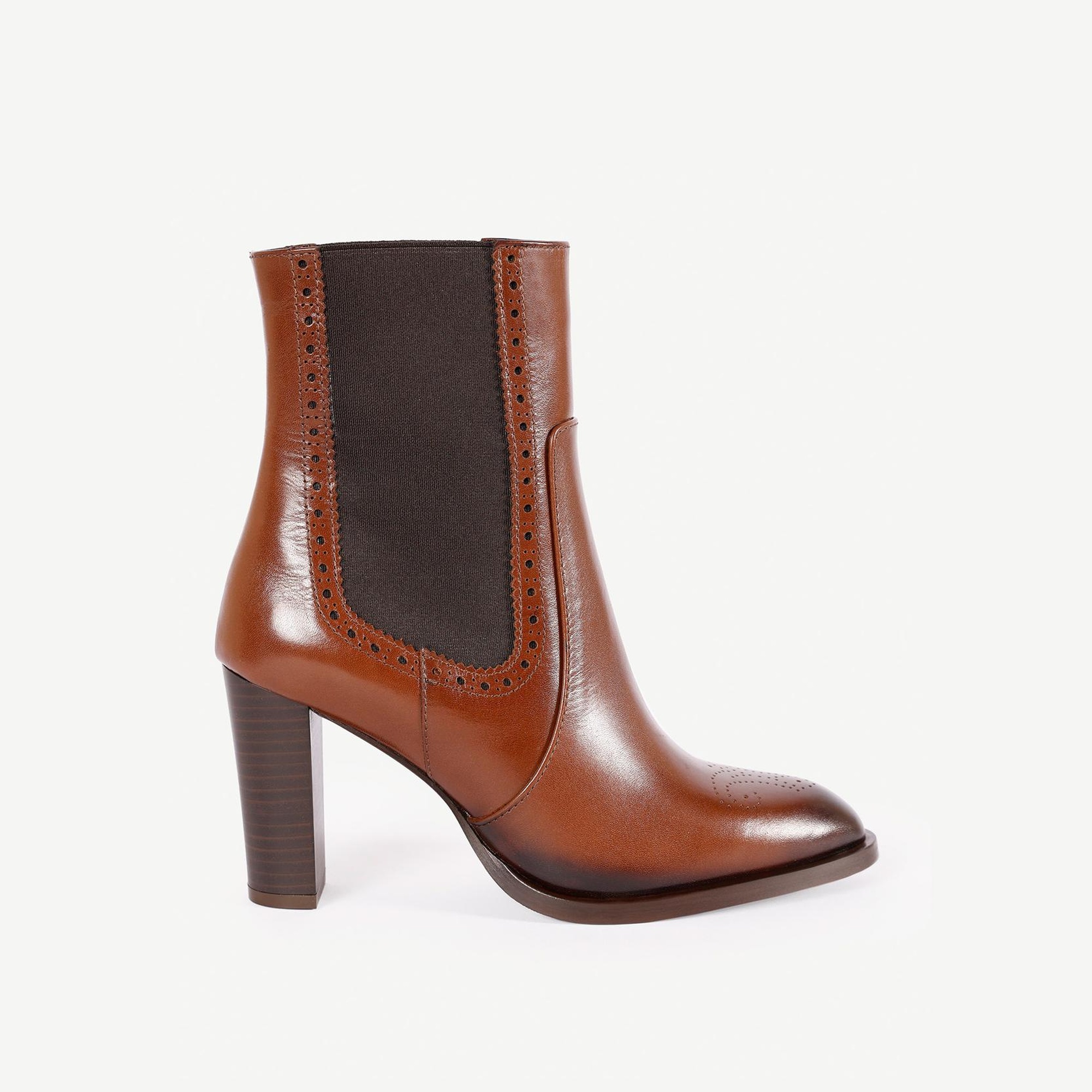 YARGICI Yumuşak Tabanlı Lastikli Deri Bot